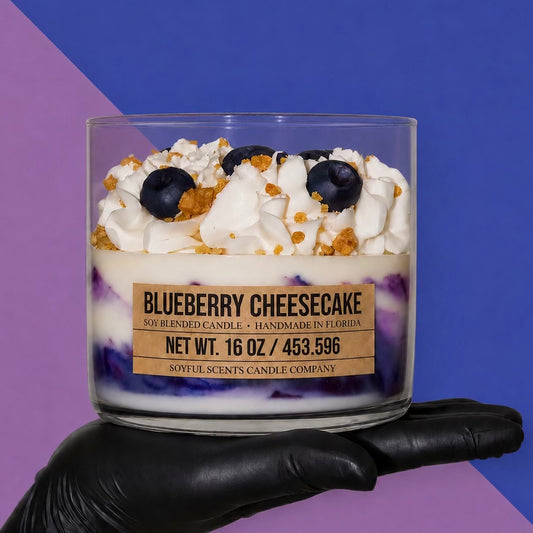Blueberry Cheesecake 3-Wick Candle (Decorative)